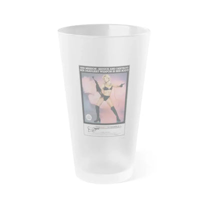 TOO HOT TO HANDLE 1977 Movie Poster - Frosted Pint Glass 16oz Default Title - Go Mug Yourself