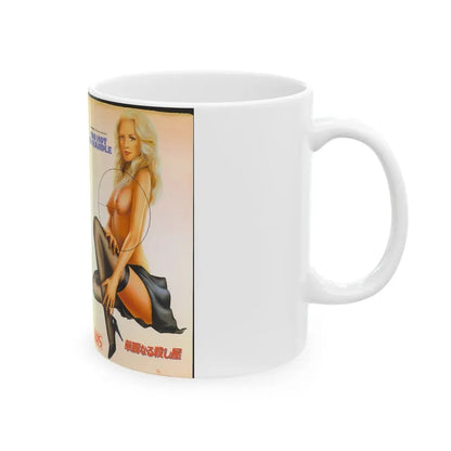TOO HOT TO HANDLE JAPAN (VHS COVER) - White Coffee Mug - Go Mug Yourself