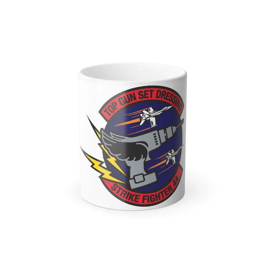 Top Gun Strike Fiighter 44 (U.S. Navy) Color Changing Mug 11oz-11oz-Go Mug Yourself