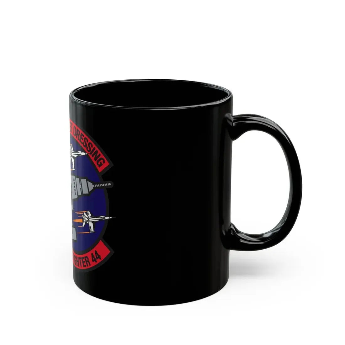 Top Gun Strike Fiighter 44 (U.S. Navy) Black Coffee Mug - Go Mug Yourself