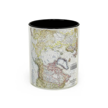 Top Of The World (1949) (Map) Accent Coffee Mug 11oz Black - Go Mug Yourself