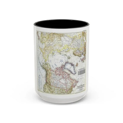 Top Of The World (1949) (Map) Accent Coffee Mug 15oz Black - Go Mug Yourself