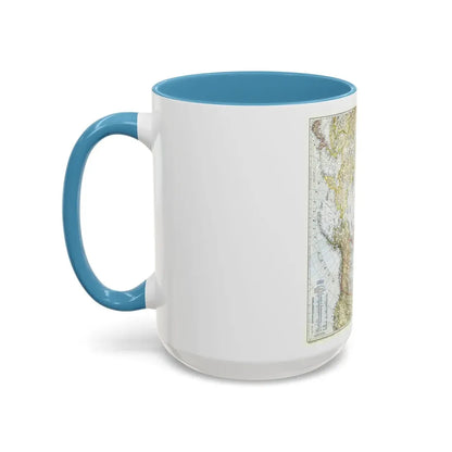 Top Of The World (1949) (Map) Accent Coffee Mug - Go Mug Yourself