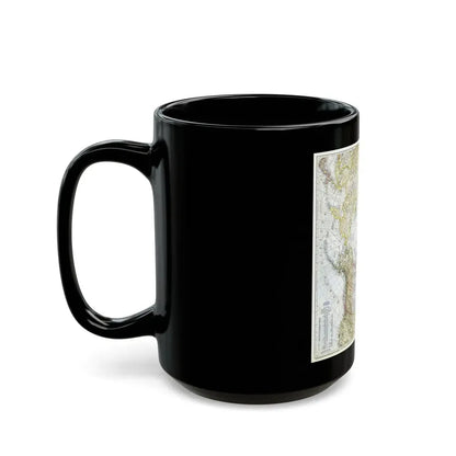 Top Of The World (1949) (Map) Black Coffee Mug - Go Mug Yourself
