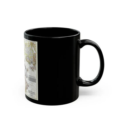 Top Of The World (1949) (Map) Black Coffee Mug - Go Mug Yourself