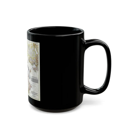 Top Of The World (1949) (Map) Black Coffee Mug-Go Mug Yourself