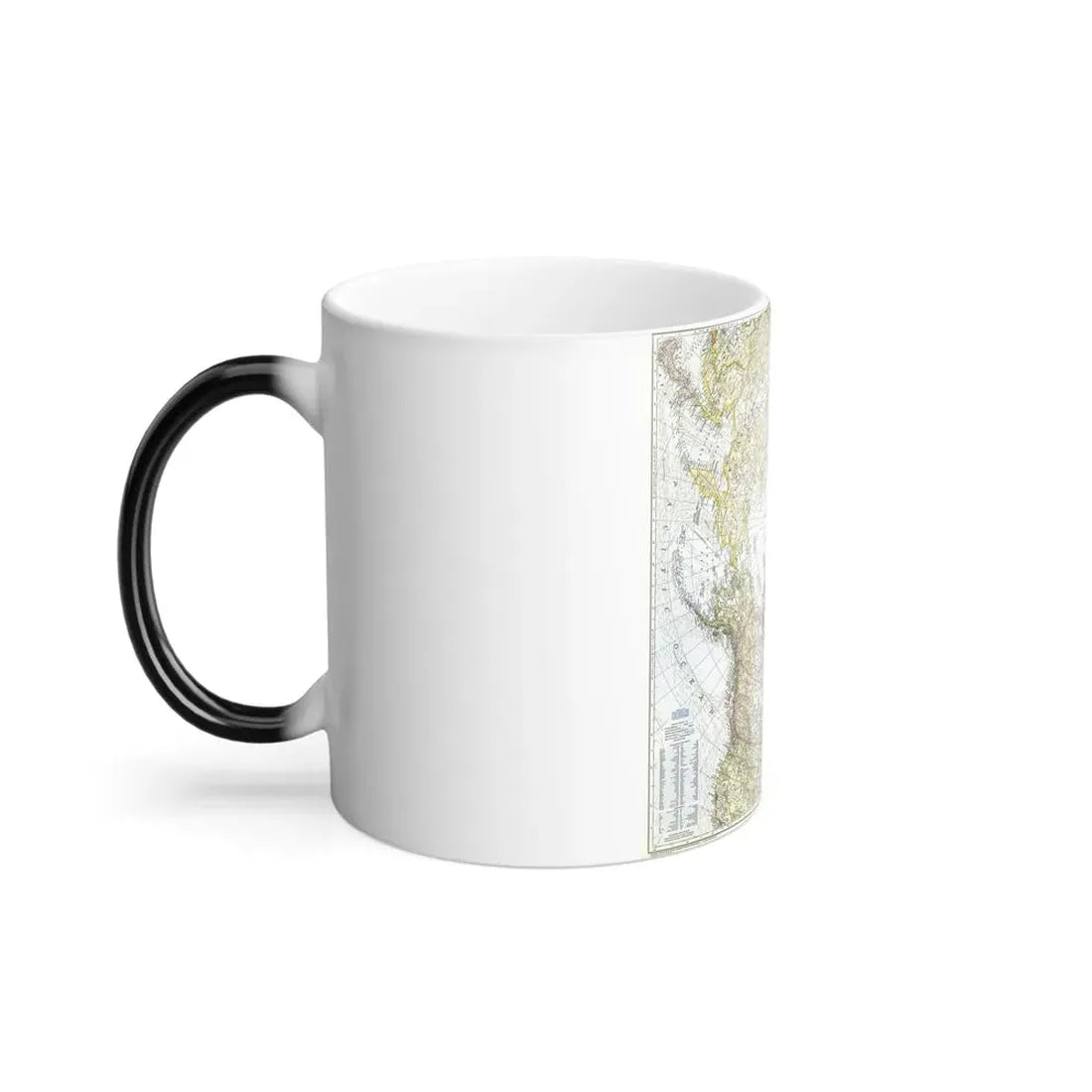 Top Of The World (1949) (Map) Color Changing Mug 11oz - Go Mug Yourself
