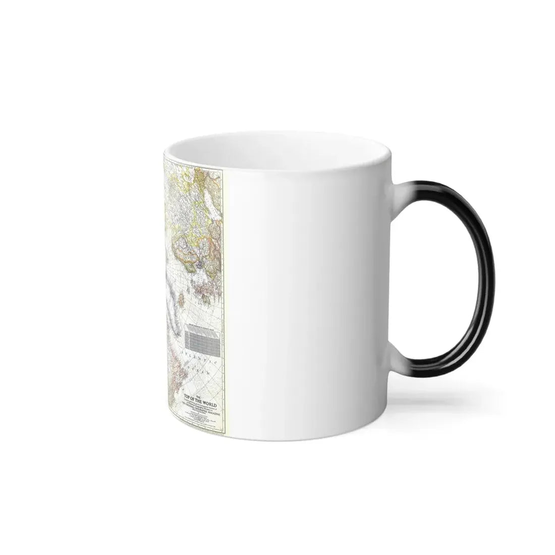 Top Of The World (1949) (Map) Color Changing Mug 11oz - Go Mug Yourself