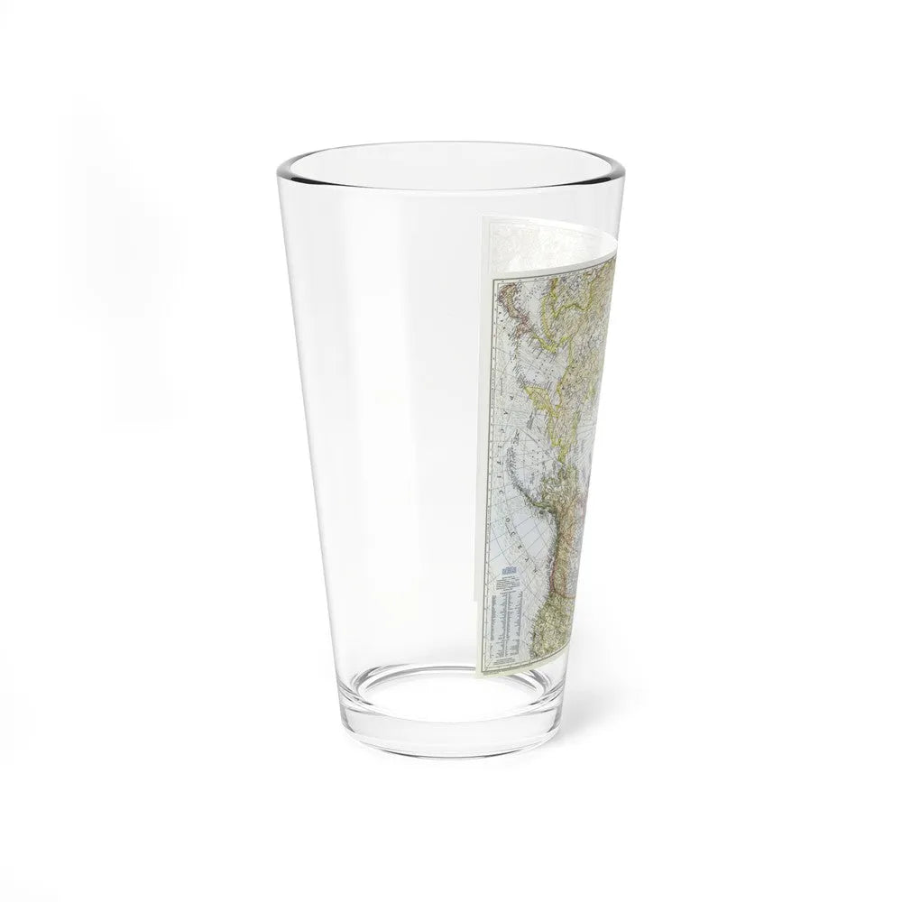 Top Of The World (1949) (Map) Pint Glass 16oz-Go Mug Yourself