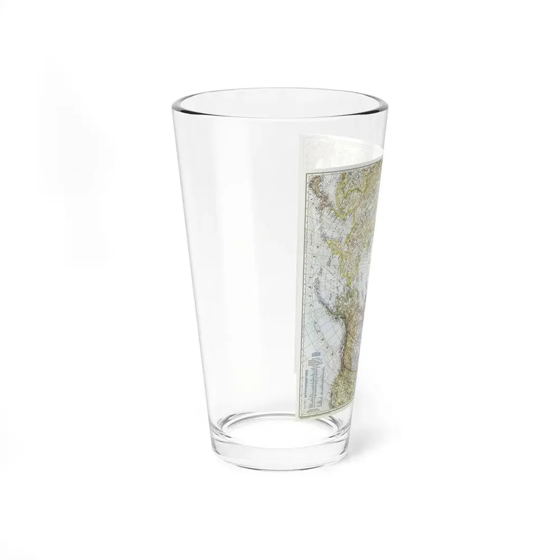 Top Of The World (1949) (Map) Pint Glass 16oz - Go Mug Yourself