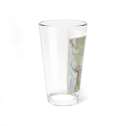Top Of The World (1949) (Map) Pint Glass 16oz - Go Mug Yourself