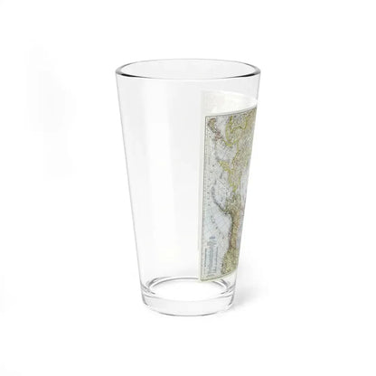 Top Of The World (1949) (Map) Pint Glass 16oz - Go Mug Yourself