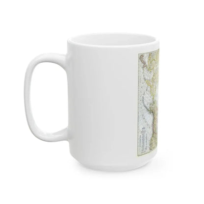 Top Of The World (1949) (Map) White Coffee Mug - Go Mug Yourself