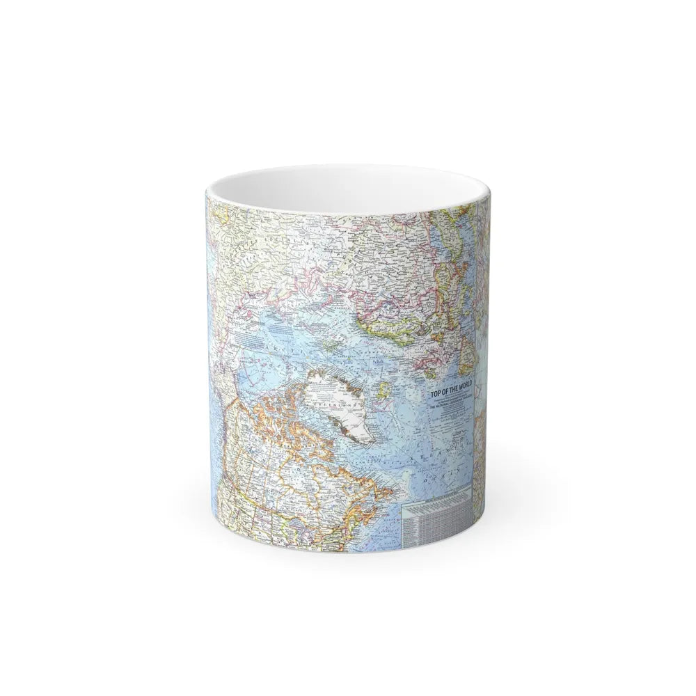 Top Of The World (1965) (Map) Color Changing Mug 11oz-Go Mug Yourself