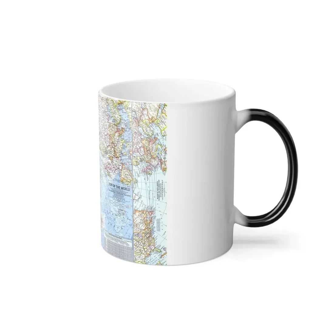 Top Of The World (1965) (Map) Color Changing Mug 11oz - Go Mug Yourself
