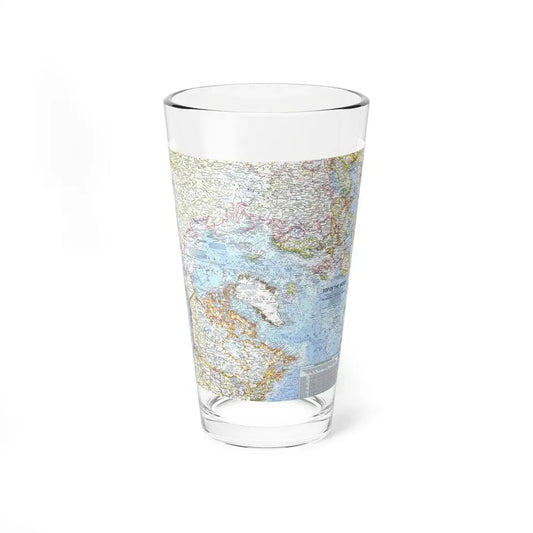 Top Of The World (1965) (Map) Pint Glass 16oz 16oz - Go Mug Yourself