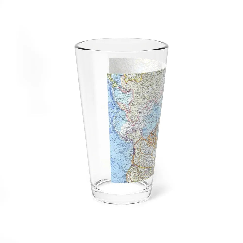 Top Of The World (1965) (Map) Pint Glass 16oz-Go Mug Yourself