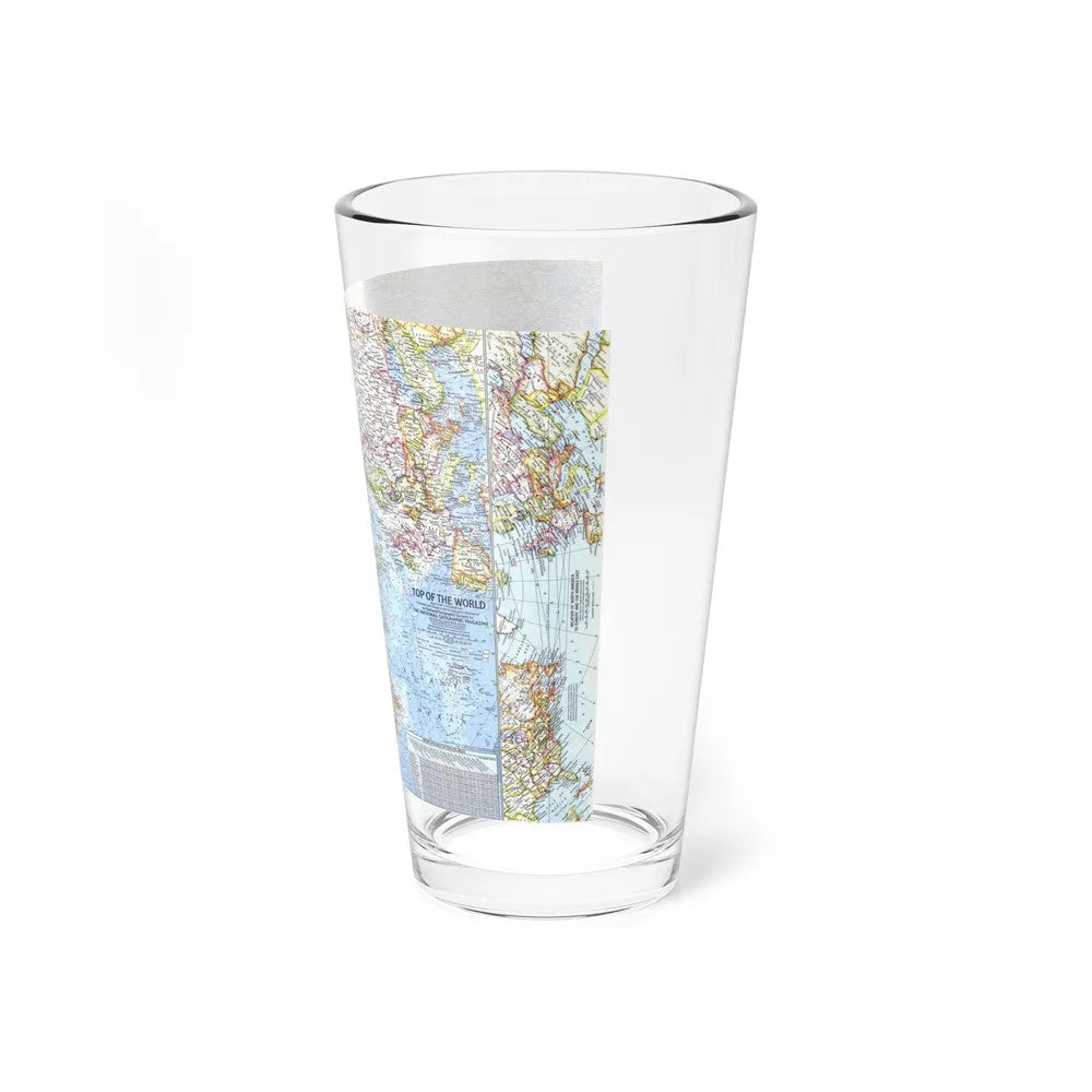 Top Of The World (1965) (Map) Pint Glass 16oz-Go Mug Yourself