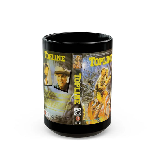 TOPLINE (VHS COVER) - Black Coffee Mug-15oz-Go Mug Yourself