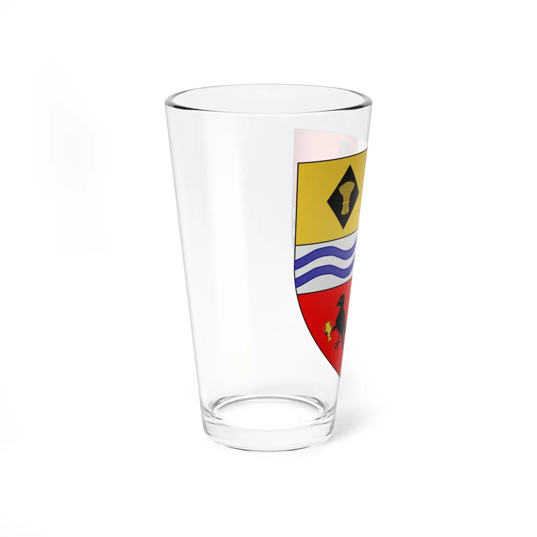 Torfaen COA shield (United Kingdom) (Coat of Arms) Pint Glass 16oz - Go Mug Yourself