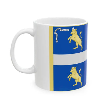 Torino-Bandiera (Italy) White Coffee Mug - Go Mug Yourself