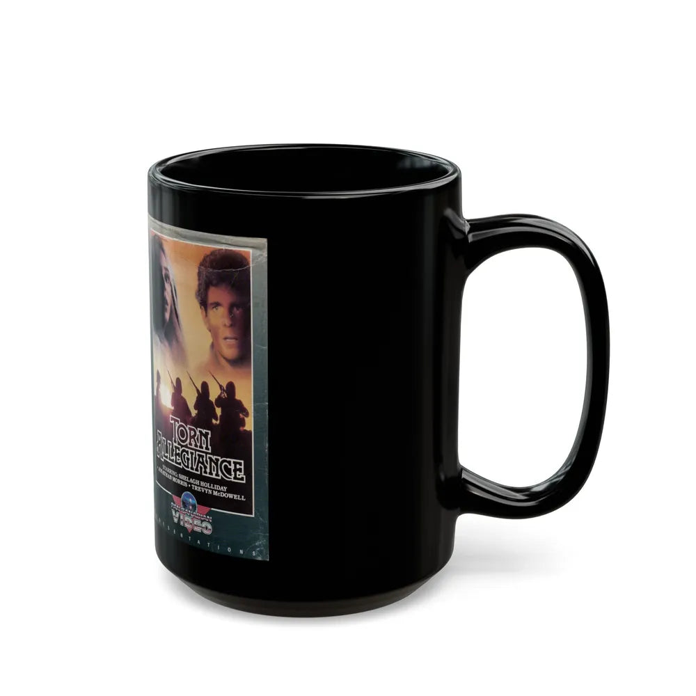 TORN ALLEGIANCE (VHS COVER) - Black Coffee Mug-Go Mug Yourself