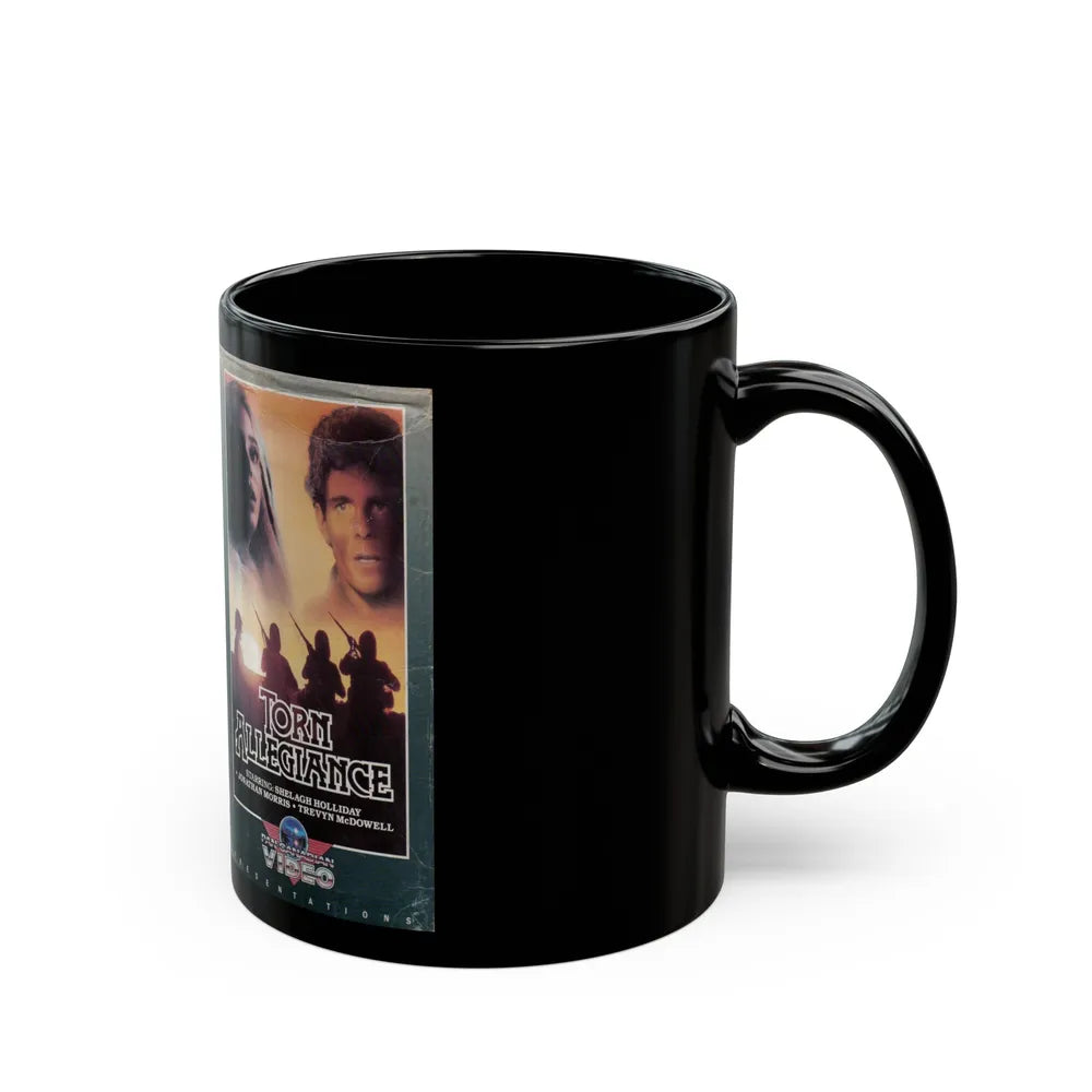 TORN ALLEGIANCE (VHS COVER) - Black Coffee Mug-Go Mug Yourself