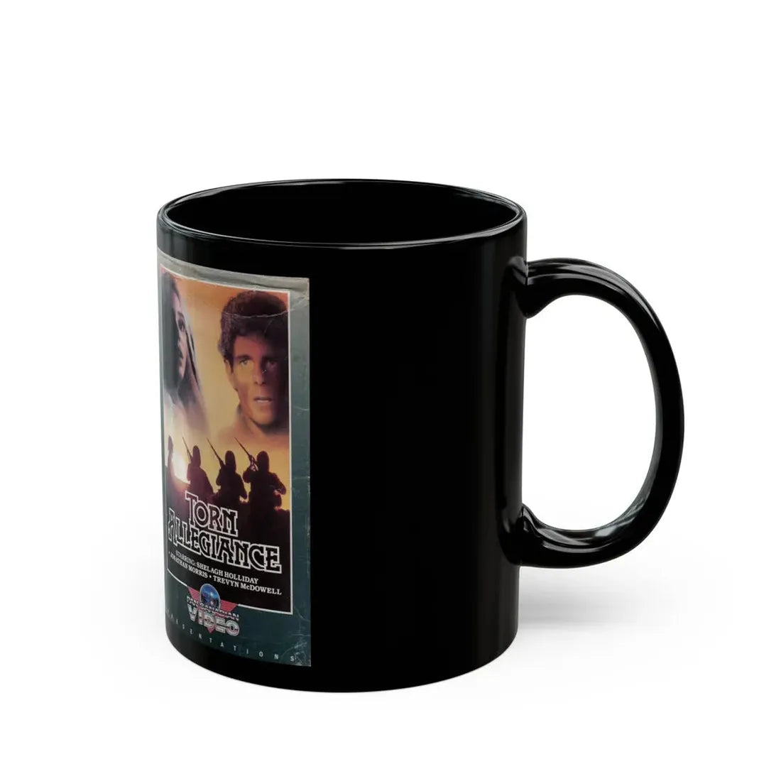 TORN ALLEGIANCE (VHS COVER) - Black Coffee Mug - Go Mug Yourself