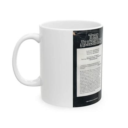 TORN ALLEGIANCE (VHS COVER) - White Coffee Mug - Go Mug Yourself