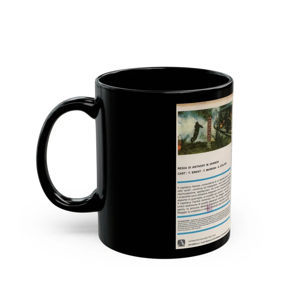 TORNADO (VHS COVER) - Black Coffee Mug-Go Mug Yourself