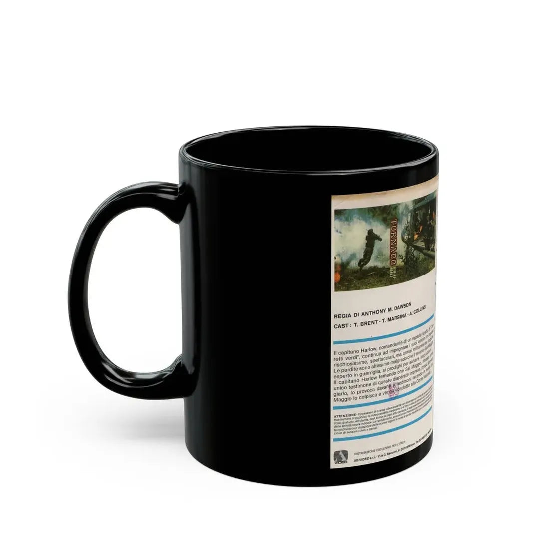 TORNADO (VHS COVER) - Black Coffee Mug - Go Mug Yourself