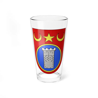 Torny-coat of arms (Switzerland) (Coat of Arms) Pint Glass 16oz 16oz - Go Mug Yourself