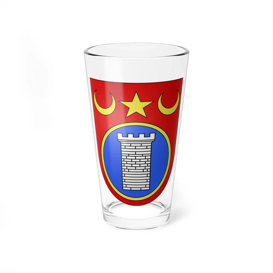 Torny-coat of arms (Switzerland) (Coat of Arms) Pint Glass 16oz 16oz - Go Mug Yourself