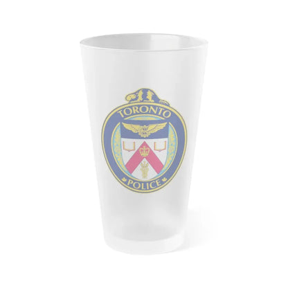 Toronto Police Service - Frosted Pint Glass 16oz 16oz Frosted - Go Mug Yourself