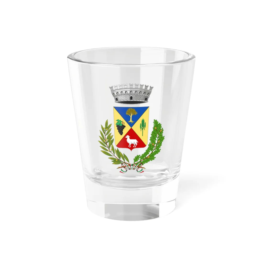Torregrotta-Stemma (Italy) (Coat of Arms) Shot Glass 1.5oz 1.5oz - Go Mug Yourself