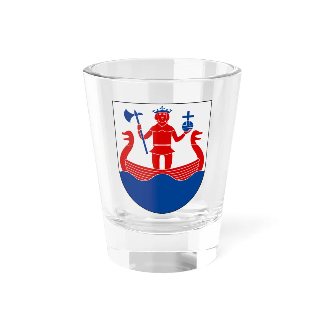 Torshälla vapen (Sweden) (Coat of Arms) Shot Glass 1.5oz 1.5oz - Go Mug Yourself