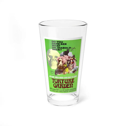 TORTURE GARDEN 1967 Movie Poster - Pint Glass 16oz 16oz - Go Mug Yourself