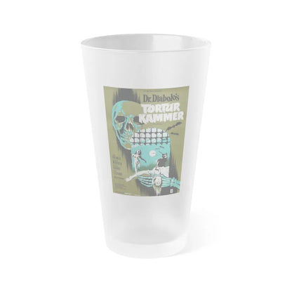 TORTURE GARDEN (2) 1967 Movie Poster - Frosted Pint Glass 16oz-16oz-Frosted-Go Mug Yourself