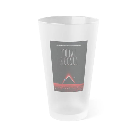 TOTAL RECALL 1990 Movie Poster - Frosted Pint Glass 16oz-16oz-Frosted-Go Mug Yourself