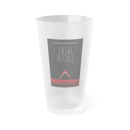 TOTAL RECALL 1990 Movie Poster - Frosted Pint Glass 16oz 16oz Frosted - Go Mug Yourself