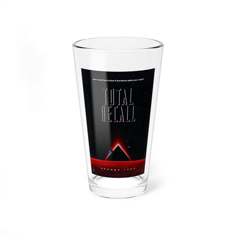 TOTAL RECALL 1990 Movie Poster - Pint Glass 16oz-16oz-Go Mug Yourself