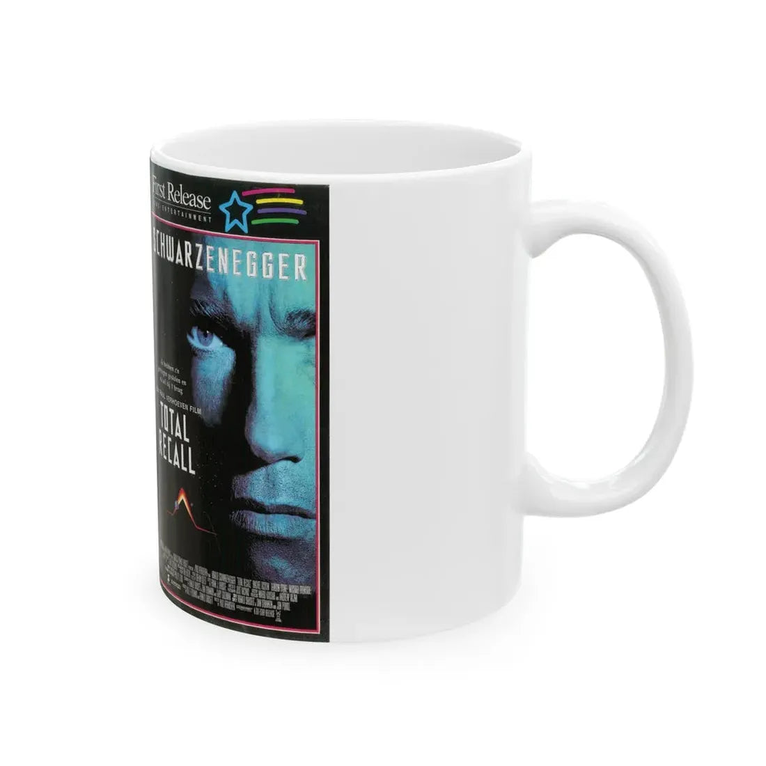 TOTAL RECALL (VHS COVER) - White Coffee Mug - Go Mug Yourself