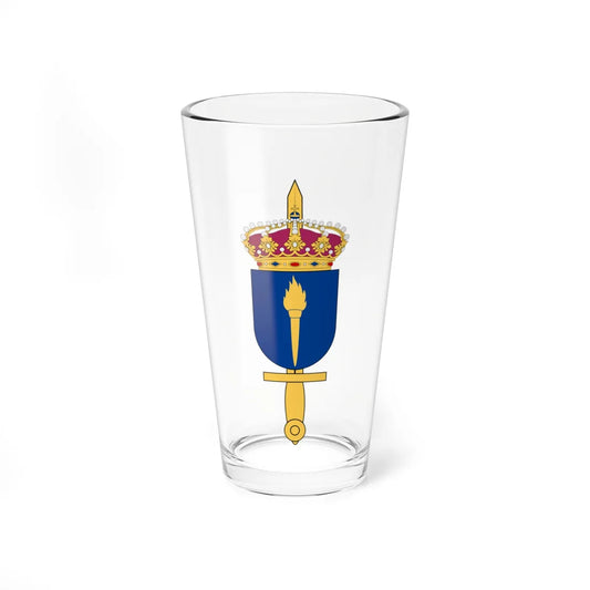 Totalförsvarets forskningsinstitut vapen (Sweden) (Coat of Arms) Pint Glass 16oz 16oz - Go Mug Yourself