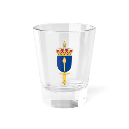 Totalförsvarets forskningsinstitut vapen (Sweden) (Coat of Arms) Shot Glass 1.5oz - Go Mug Yourself