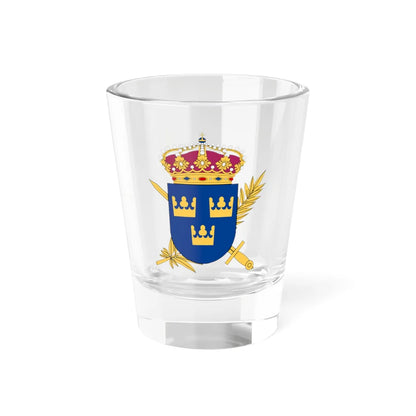 Totalförsvarets plikt- och prövningsverk vapen (Sweden) (Coat of Arms) Shot Glass 1.5oz 1.5oz - Go Mug Yourself