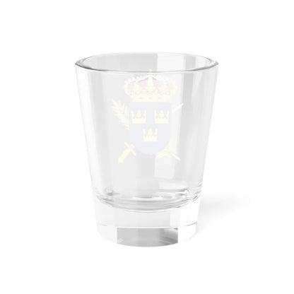Totalförsvarets plikt- och prövningsverk vapen (Sweden) (Coat of Arms) Shot Glass 1.5oz - Go Mug Yourself