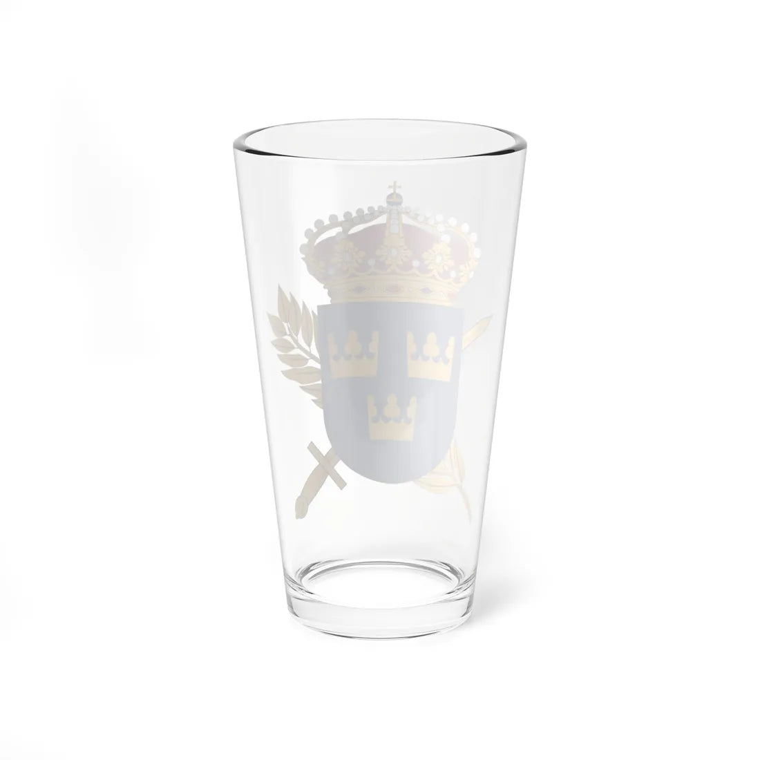 Totalförsvarets pliktverk vapen (Sweden) (Coat of Arms) Pint Glass 16oz - Go Mug Yourself