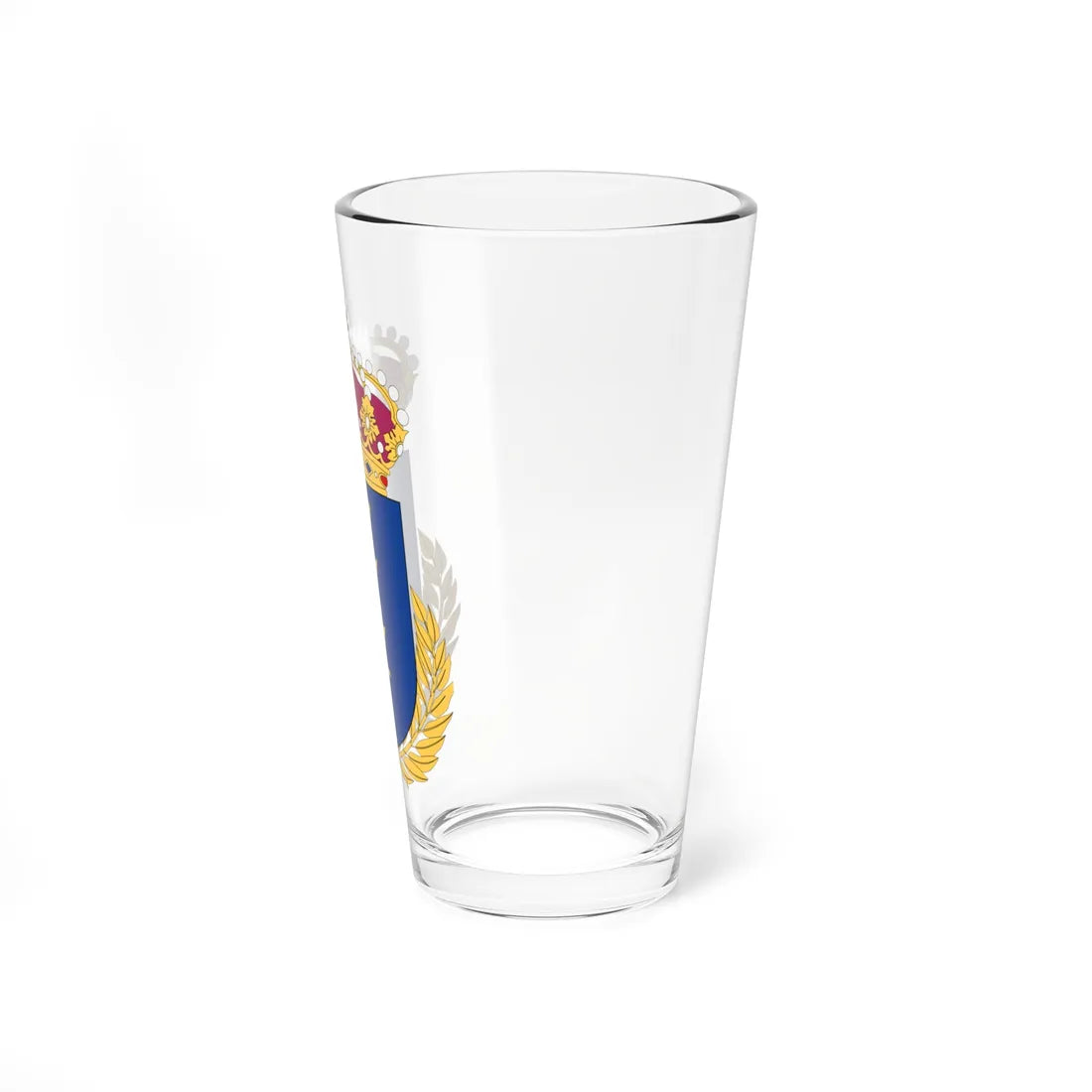 Totalförsvarets signalskyddsskola vapen (Sweden) (Coat of Arms) Pint Glass 16oz - Go Mug Yourself