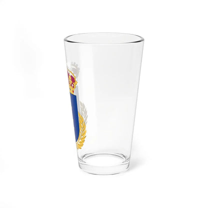 Totalförsvarets signalskyddsskola vapen (Sweden) (Coat of Arms) Pint Glass 16oz - Go Mug Yourself