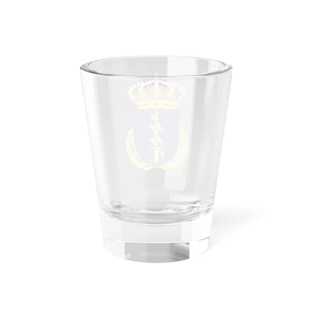 Totalförsvarets signalskyddsskola vapen (Sweden) (Coat of Arms) Shot Glass 1.5oz - Go Mug Yourself
